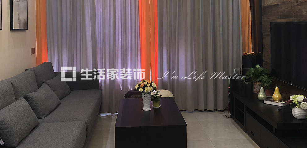 飘窗越秀星悦城 70㎡ 港式风格