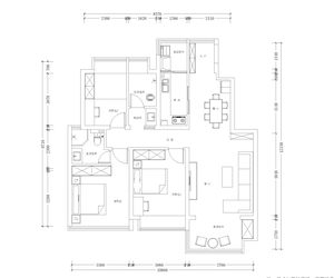 户型图雅棠轩 109㎡ 现代风格