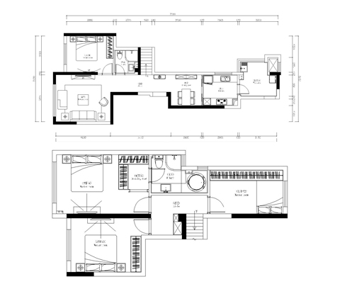 户型图万科樟宜翠湾 125m² 现代轻奢
