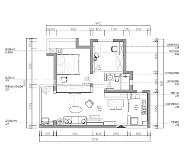 户型图鸿顺世纪城云墅  76m²   现代混搭