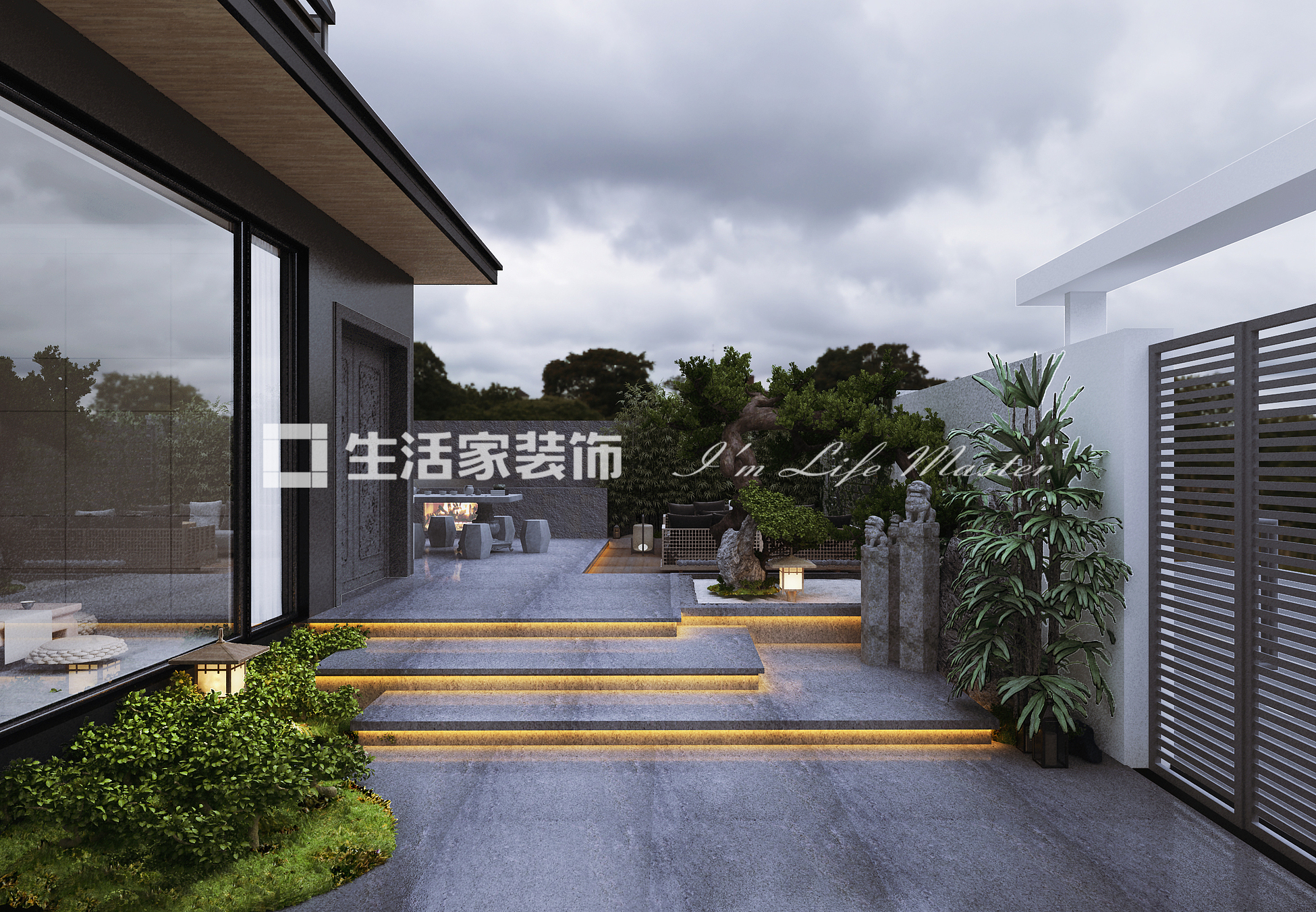 阳光露台现代轻奢