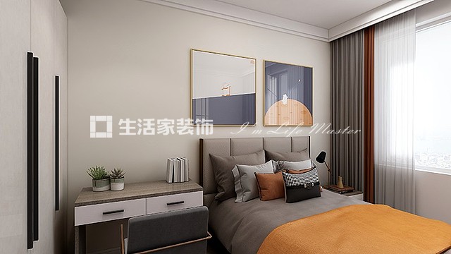 飘窗绿城·春月锦庐 116平 现代简约风格