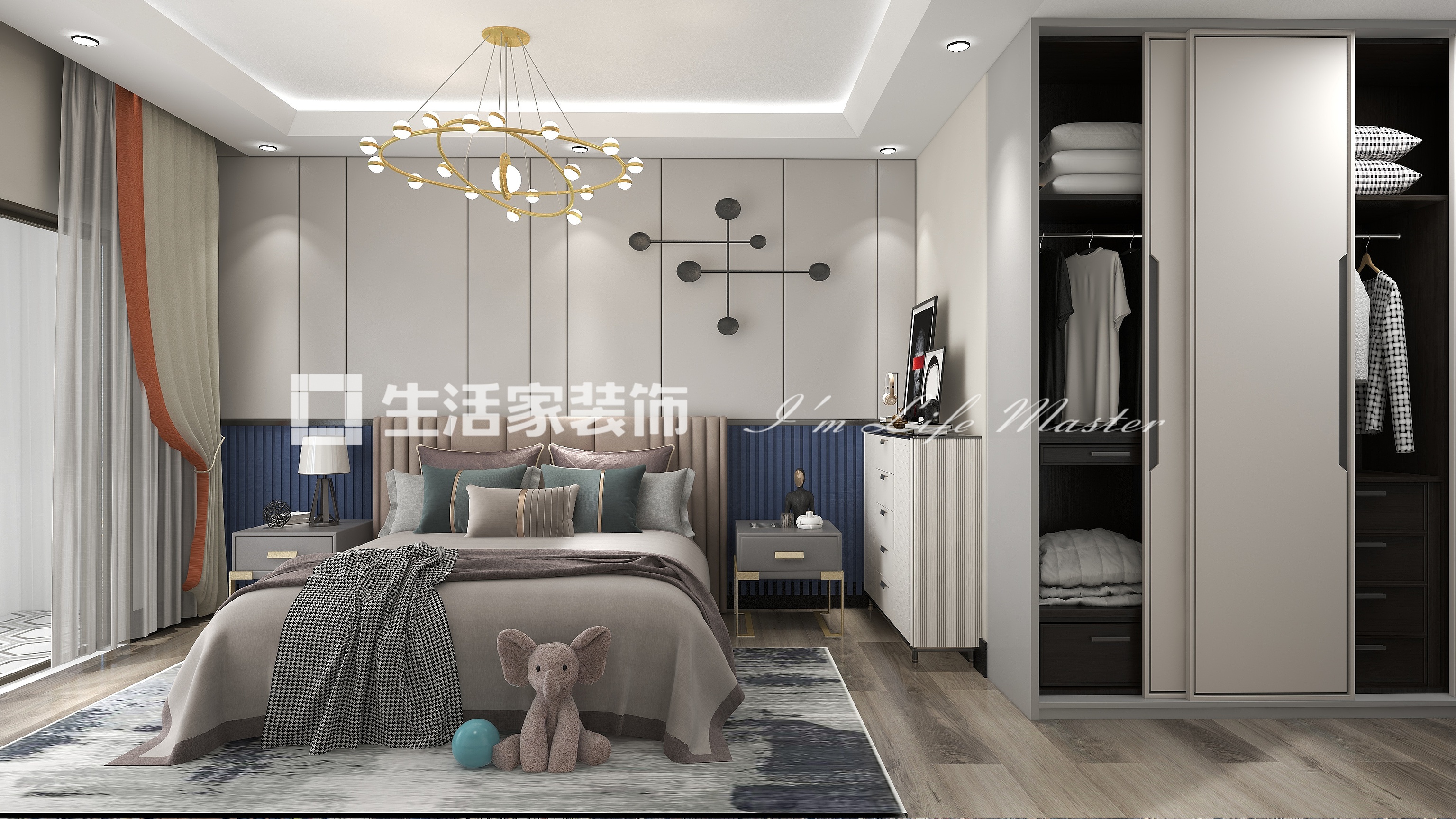 储物柜绿地众安宸瀚里 120㎡ 法式风格