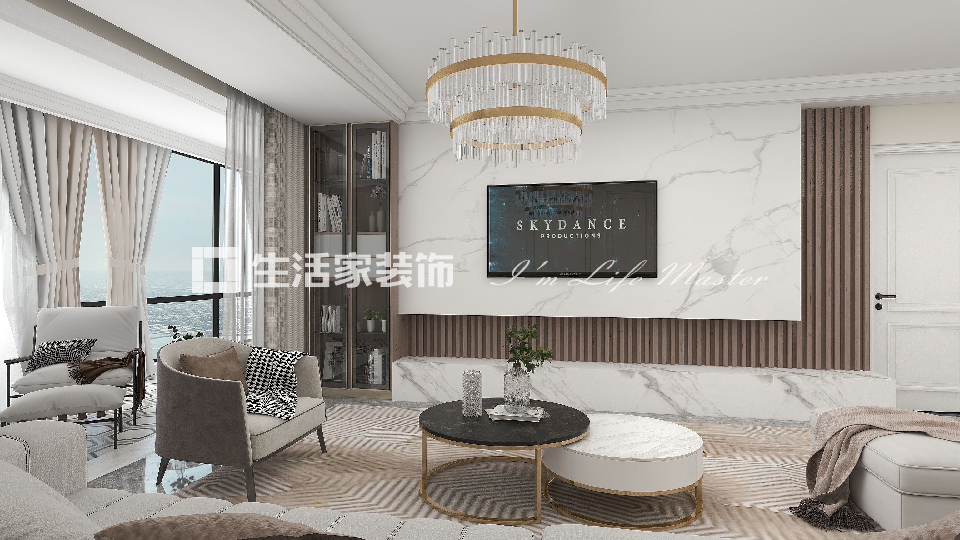 飘窗绿地众安宸瀚里 120㎡ 法式风格