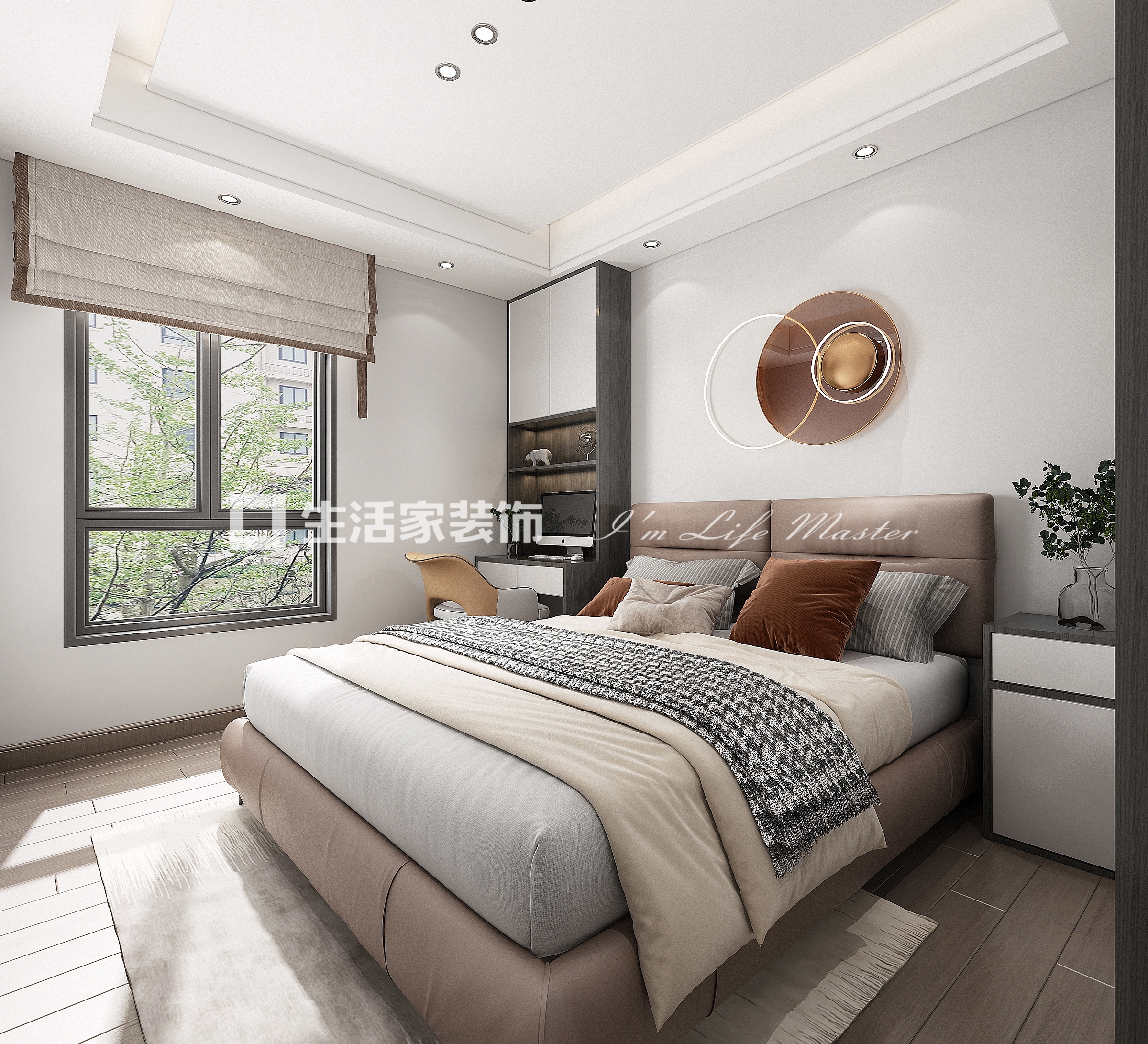 吊顶吾悦华府-120㎡-现代轻奢风格