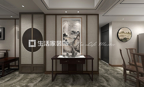 其他中天卓越风荷锦庭 160㎡ 中式风格