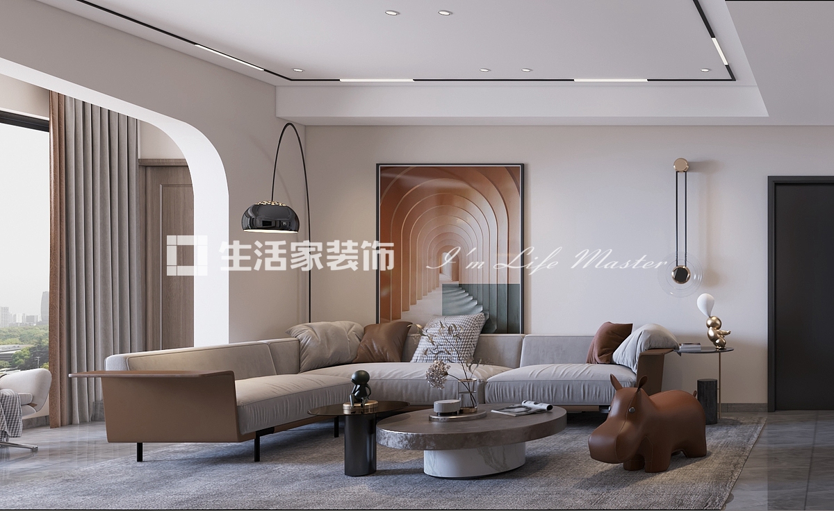 吊顶北尚御景-118㎡-现代轻奢