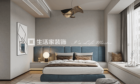 飘窗滨江御江南 240㎡ 现代轻奢风格