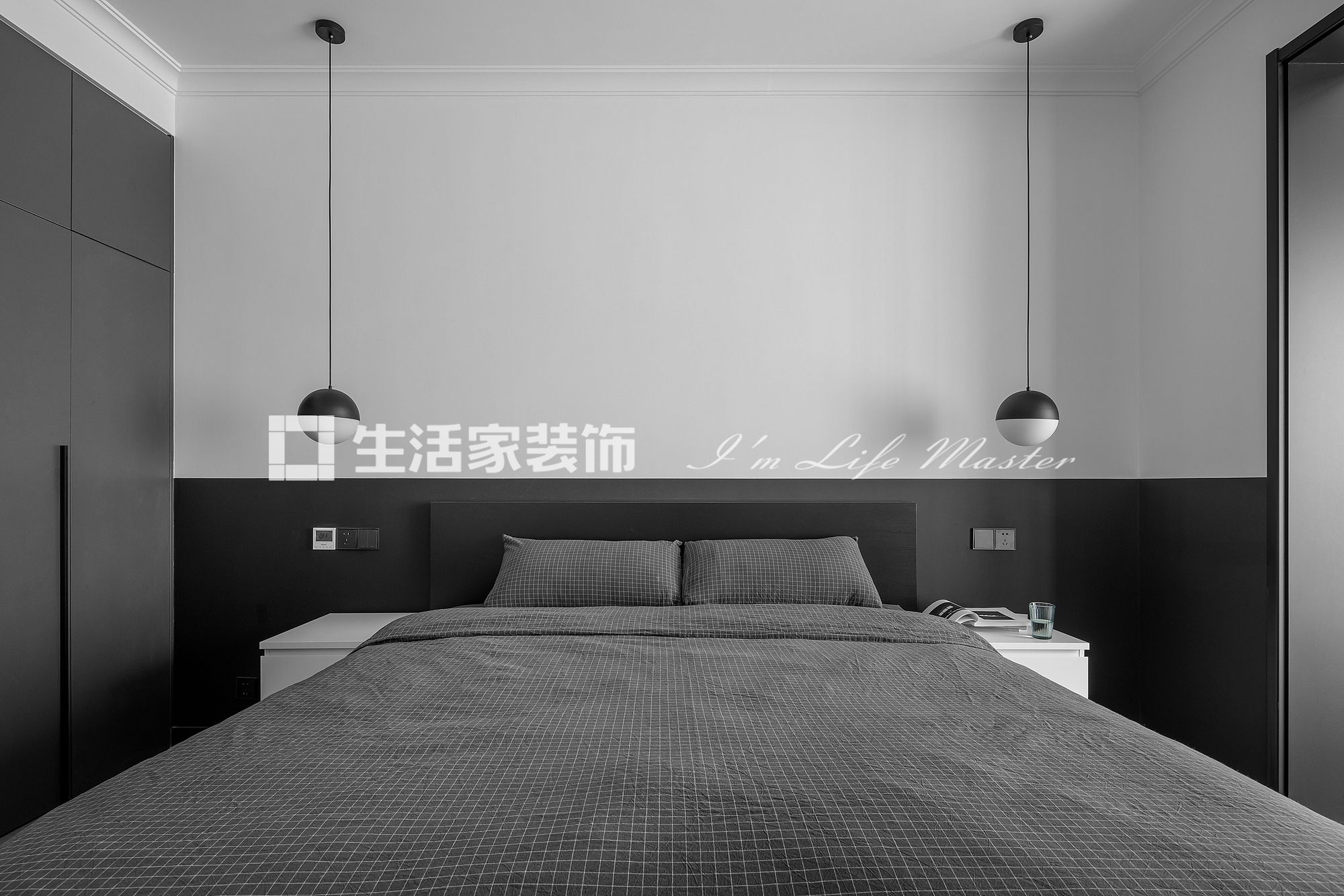 储物柜滨江碧桂园卧城印象 89㎡ 现代简约风格