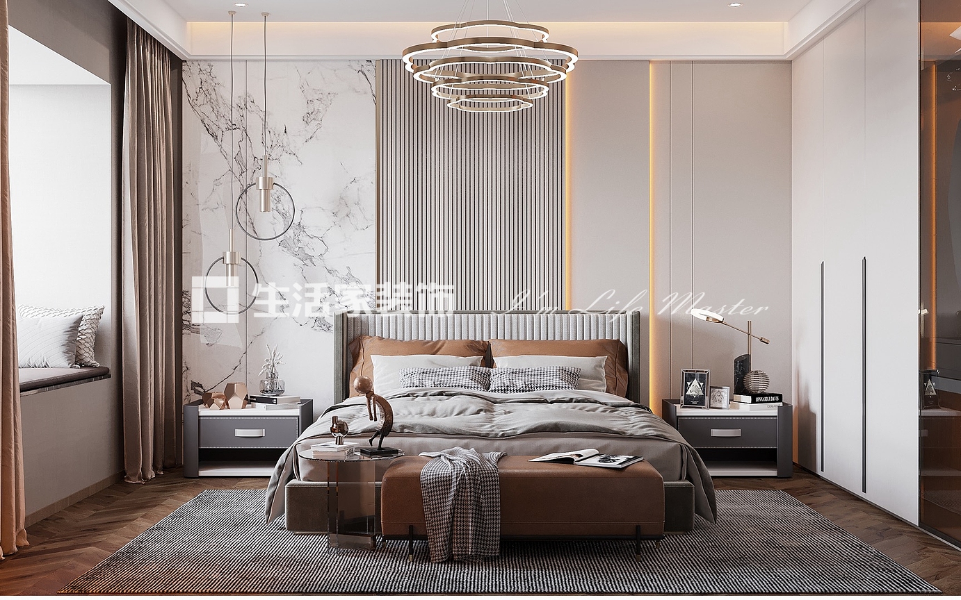 衣柜福楼旺邸-160㎡-现代轻奢风格