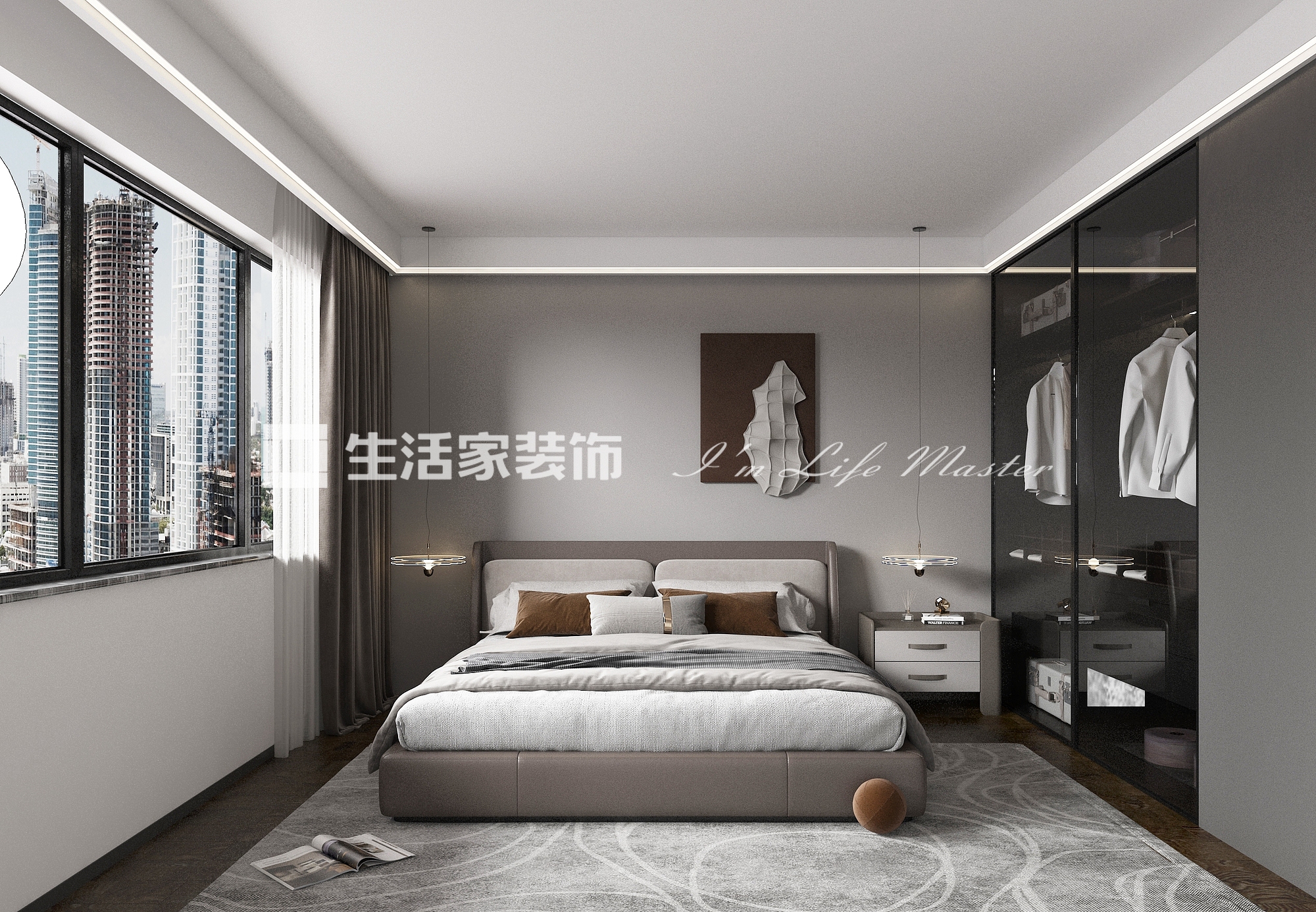 衣柜会展城-127㎡-现代风格