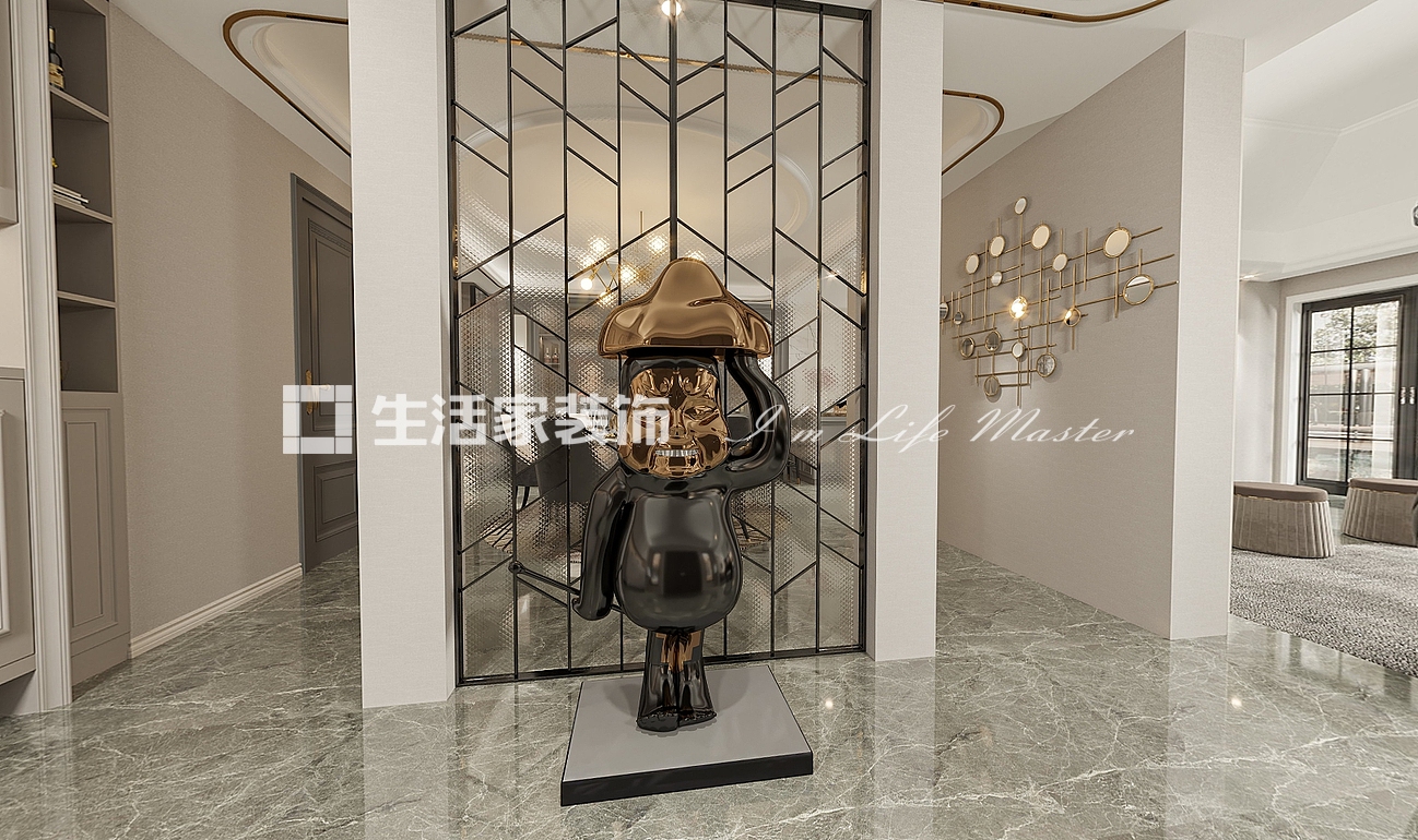 吊顶白晶谷-400㎡-现代轻奢风格