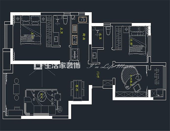 户型图现代轻奢