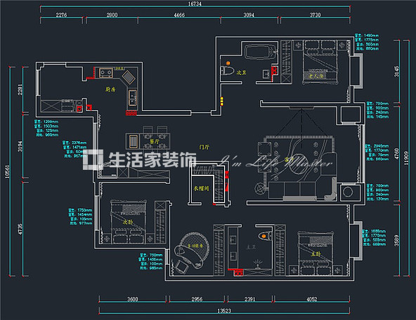 户型图现代简约