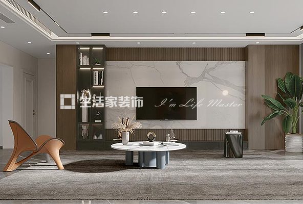 电视墙金辉紫雅云邸 172㎡ 轻奢风格