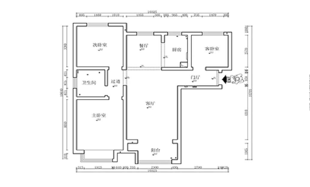 户型图现代轻奢