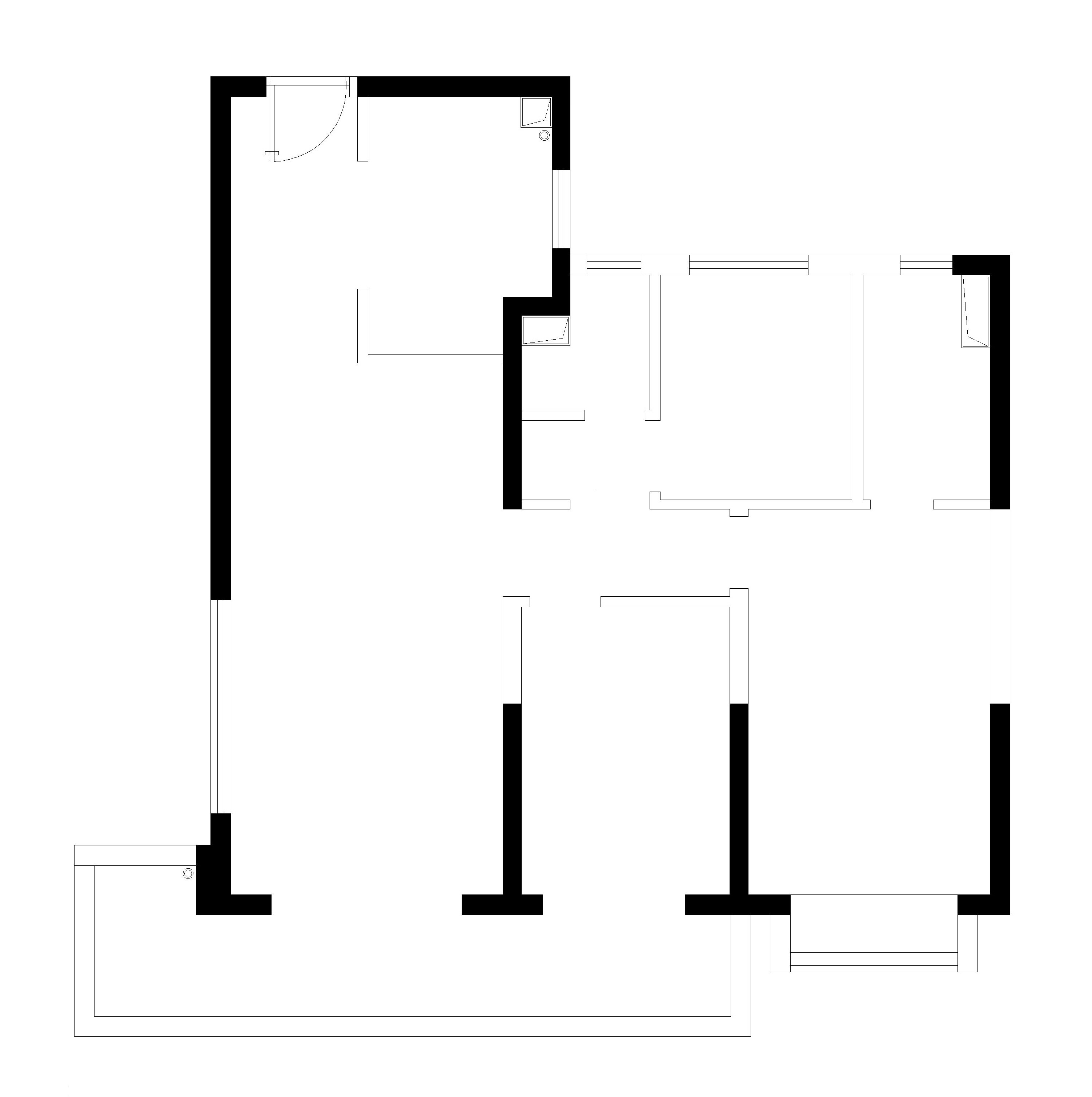 户型图滇池晴翠 105㎡  法式轻奢