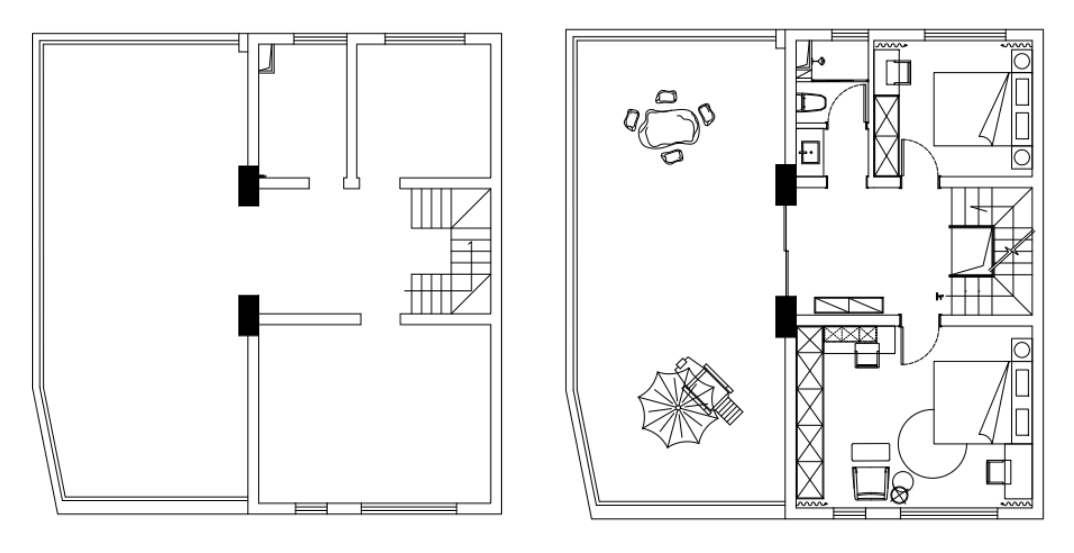 户型图东旭御山湖 220㎡ 新中式