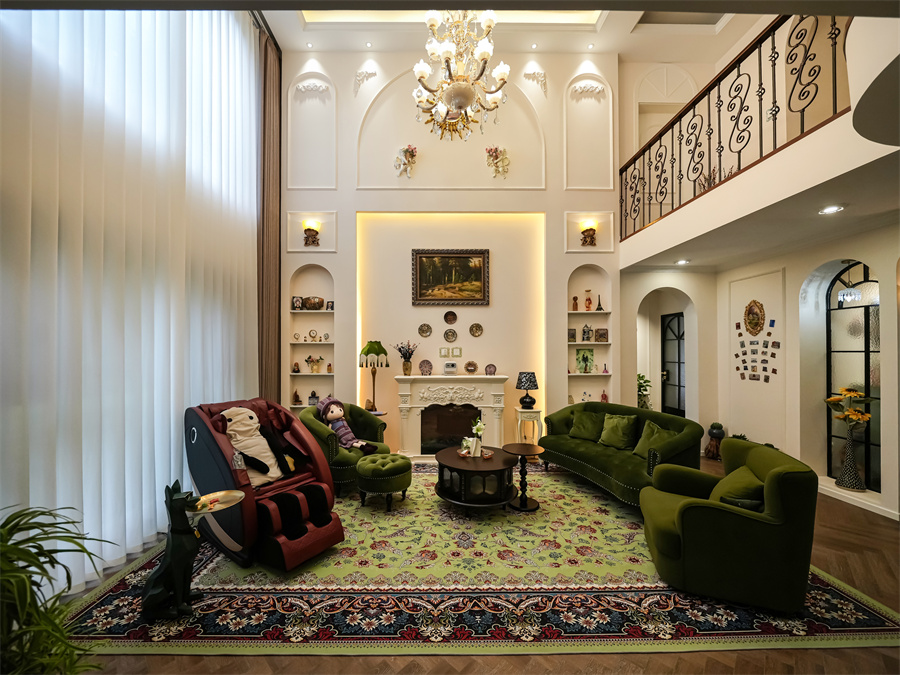 壁炉广电苑 230㎡ 法式复古风