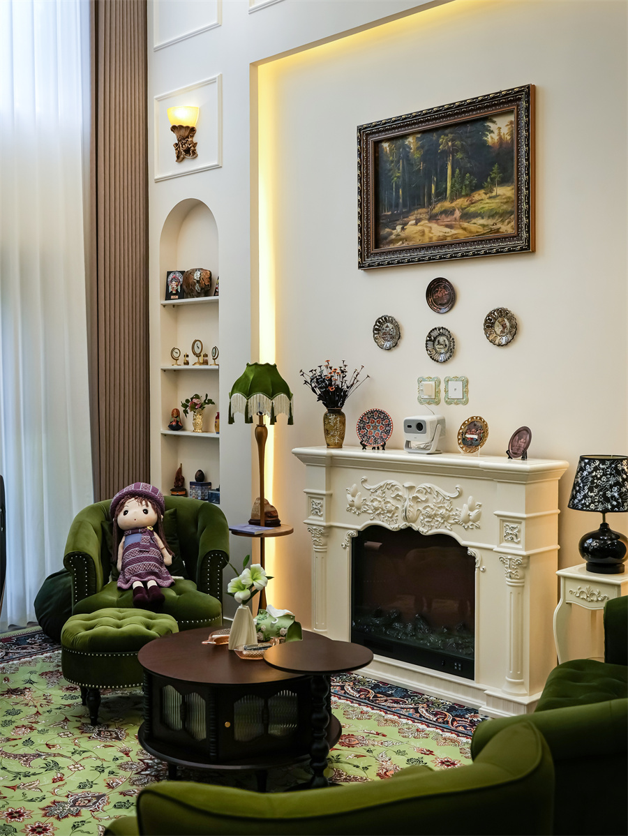 壁炉广电苑 230㎡ 法式复古风