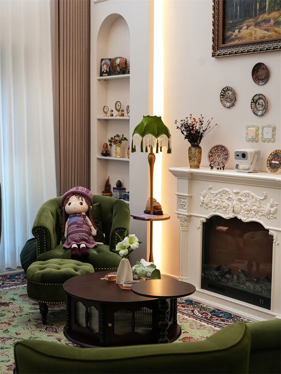 壁炉广电苑 230㎡ 法式复古风