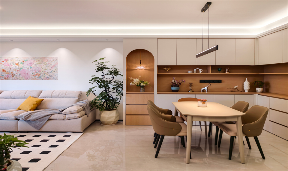 长水航城 105㎡ 原木奶油风