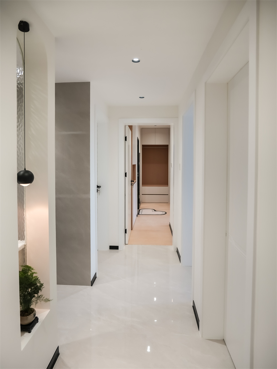 储物柜长水航城 105㎡ 原木奶油风