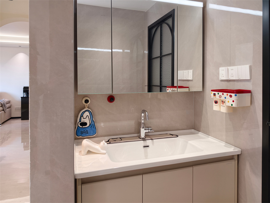 储物柜长水航城 105㎡ 原木奶油风