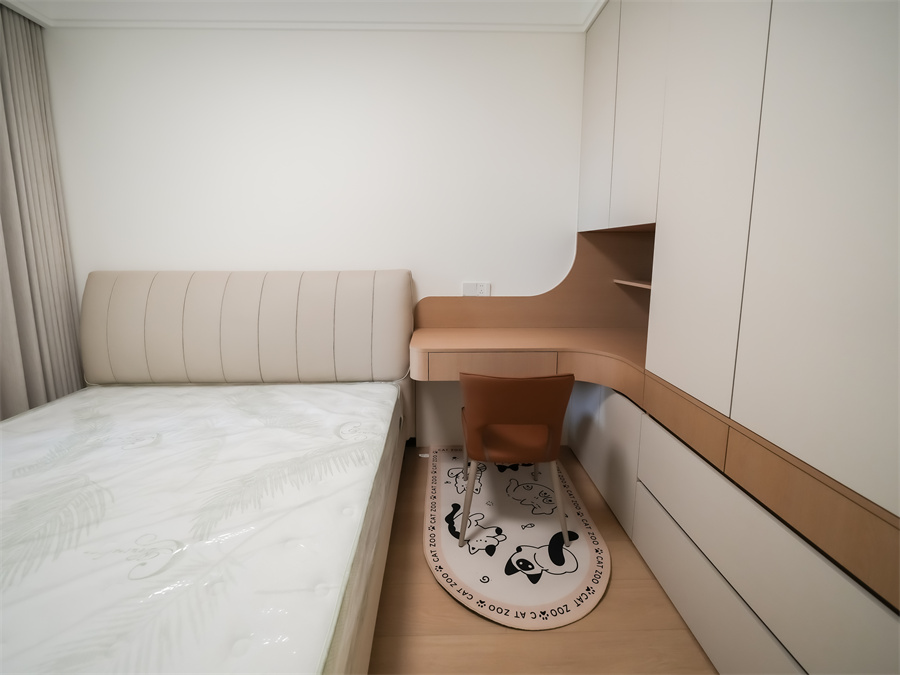 储物柜长水航城 105㎡ 原木奶油风