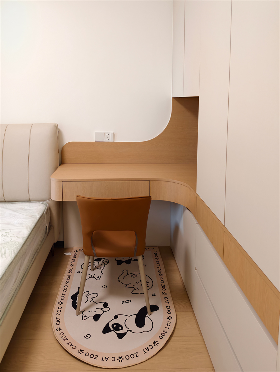 储物柜长水航城 105㎡ 原木奶油风