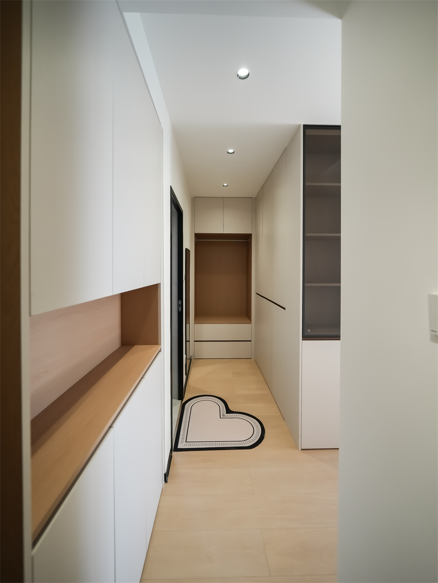 储物柜长水航城 105㎡ 原木奶油风