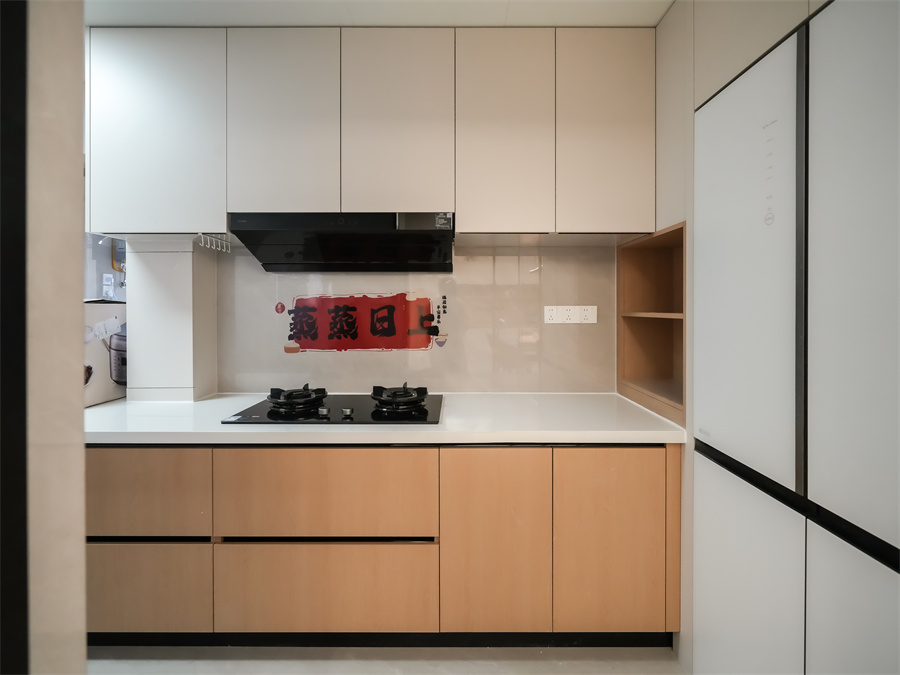 储物柜长水航城 105㎡ 原木奶油风