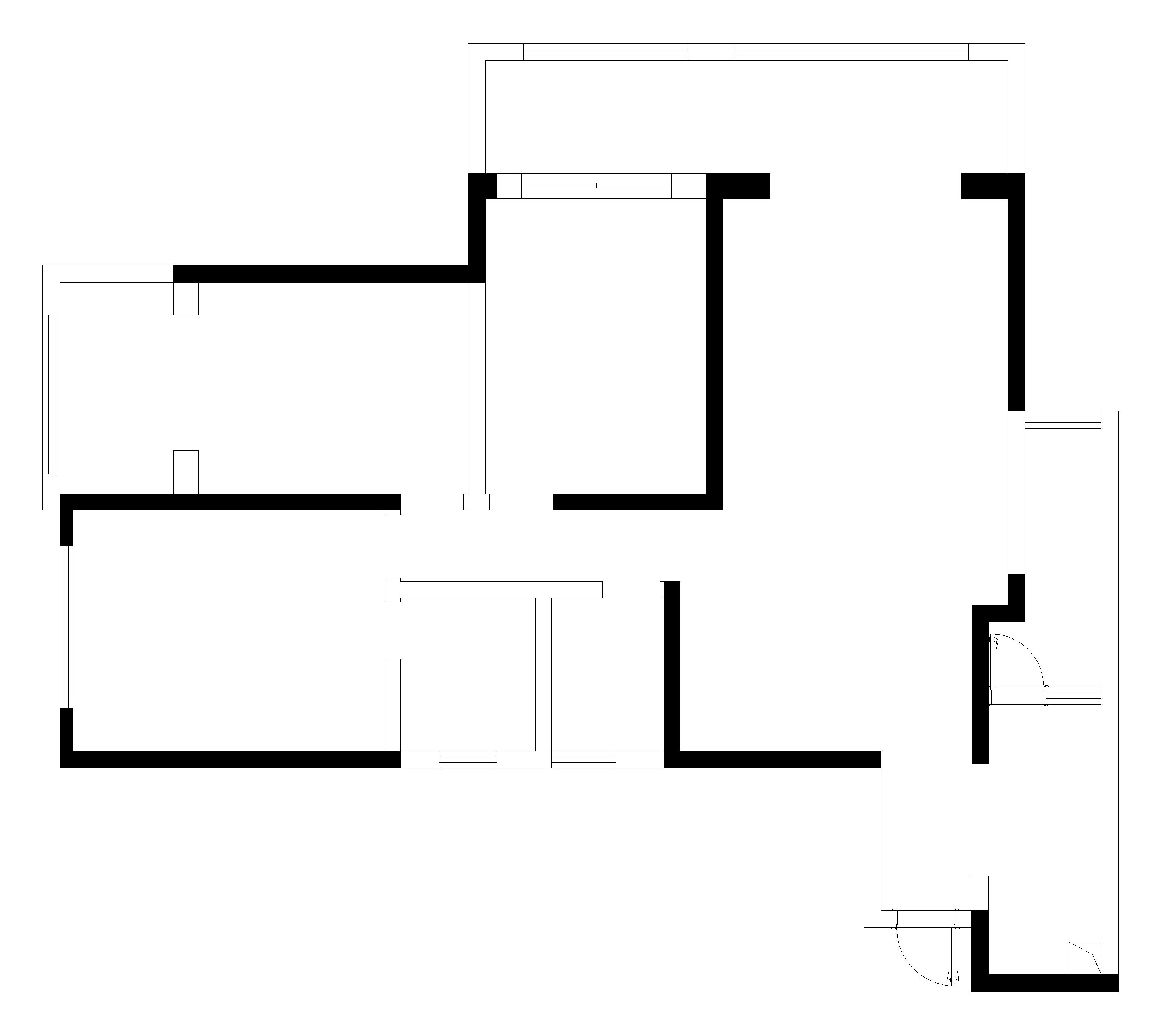 户型图七彩云南第壹城 145㎡ 中古风
