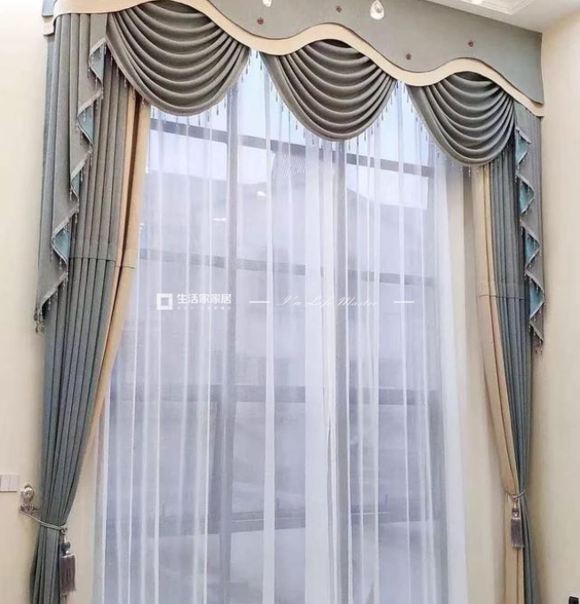 別墅窗簾太高了怎么設計