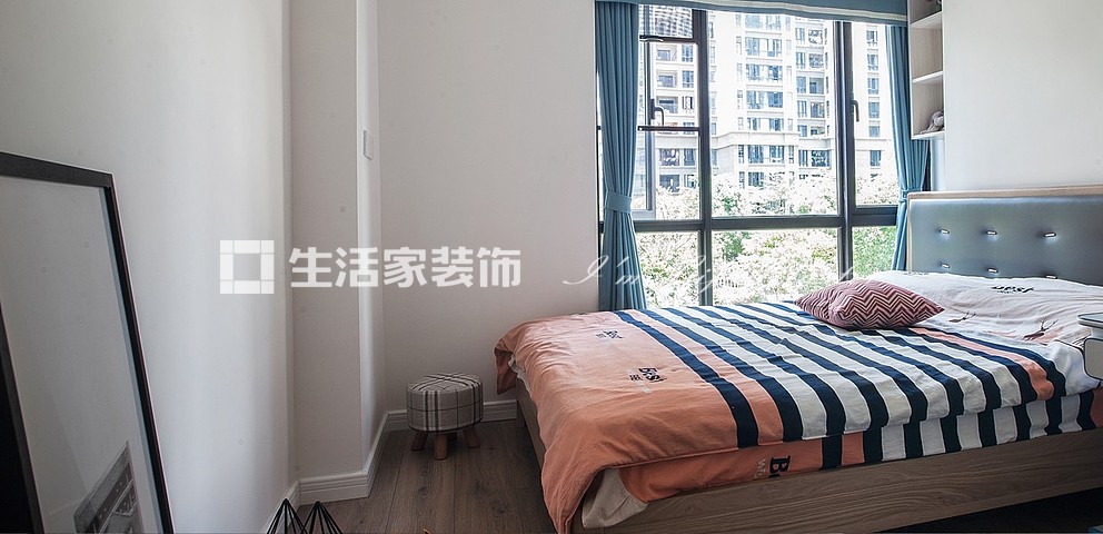 储物柜美的西径晓风106㎡北欧风格装修案例