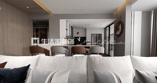 榻榻米贵阳华润国际180㎡现代轻奢风格装修案例
