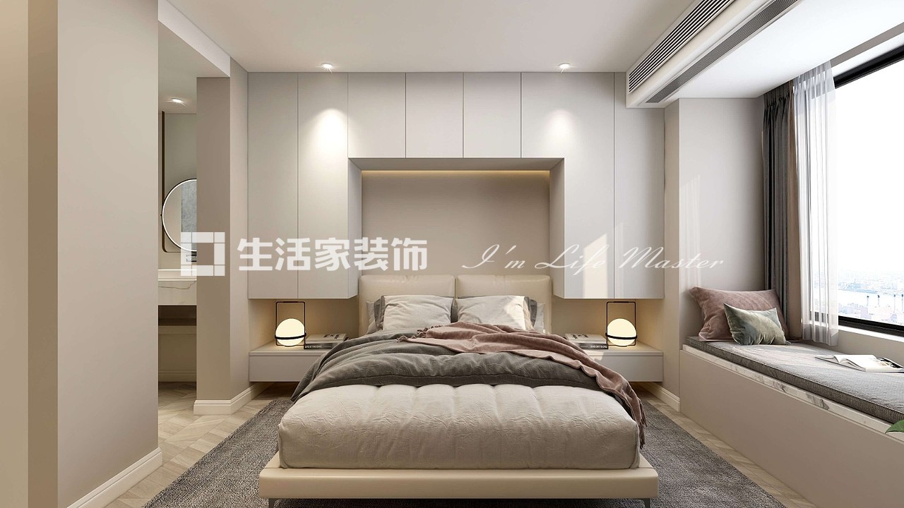 储物柜越秀星悦城120㎡现代风格装修案例