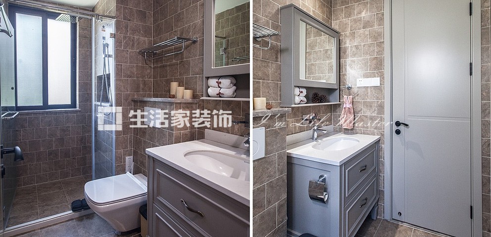 储物柜美的西径晓风106㎡北欧风格装修案例