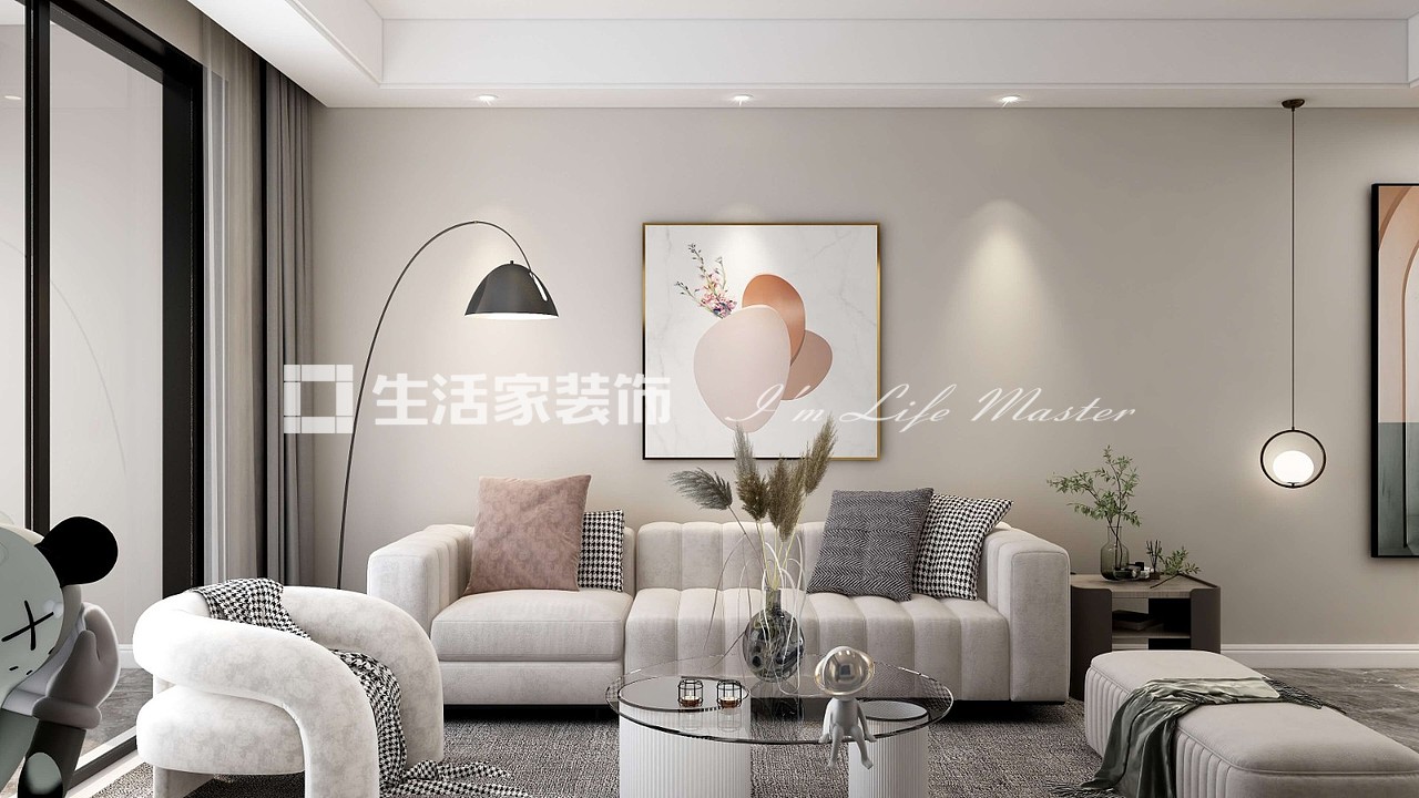 储物柜越秀星悦城120㎡现代风格装修案例