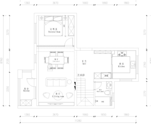 現(xiàn)代戶型圖裝修效果圖