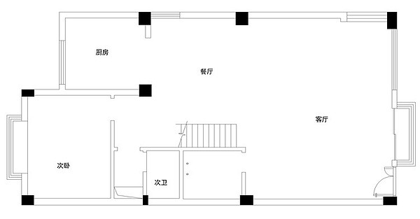 户型图滇池星城170㎡现代简约装修案例