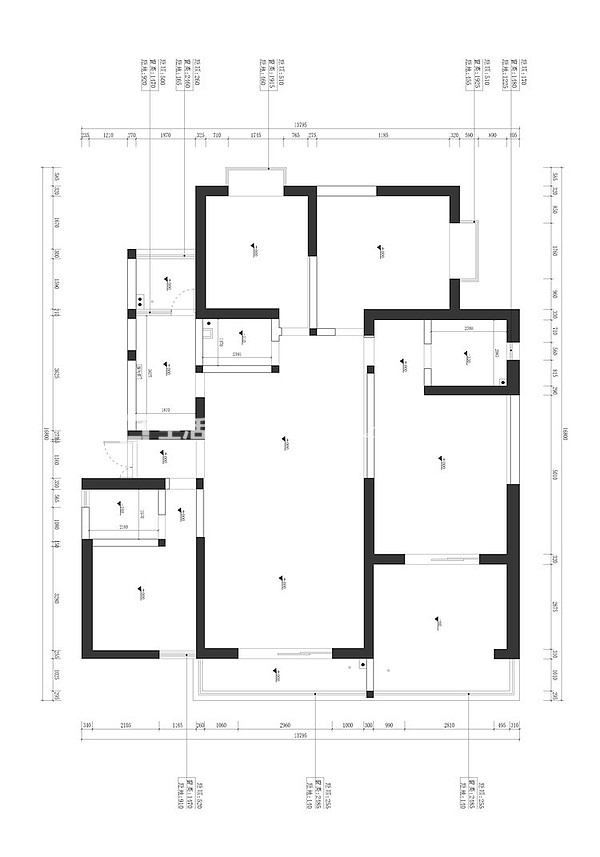 户型图花香满径185㎡现代风格装修案例