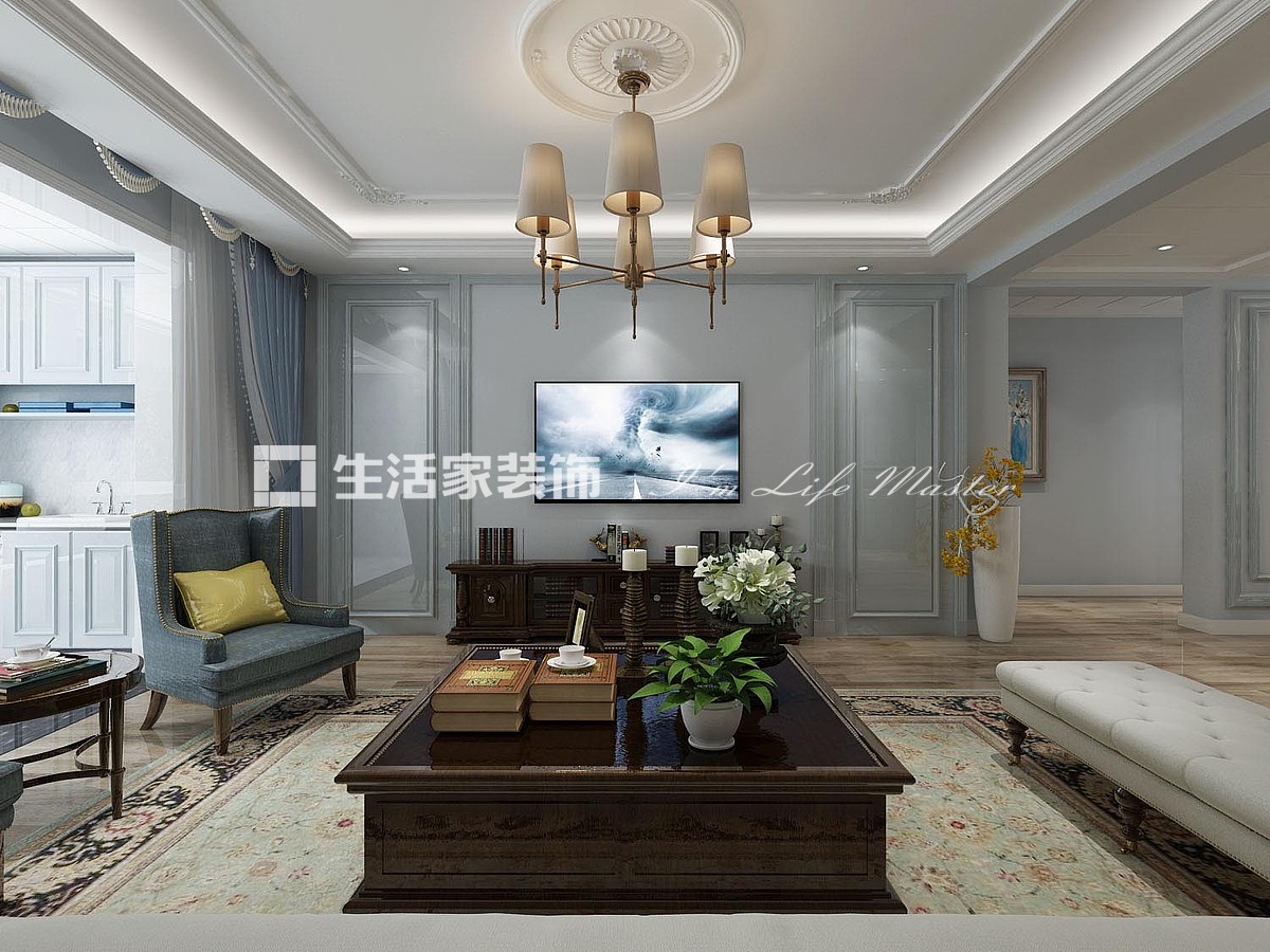 储物柜创意soho183m² 简美风格