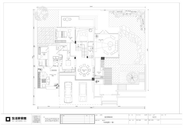 户型图信步闲庭409m² 别墅 现代简约