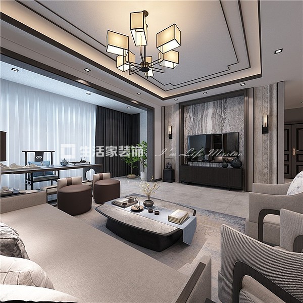 榻榻米奥莱金街144㎡ 新中式 