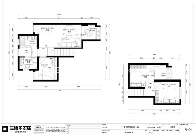 户型图三盛璞悦湾-72m²- 新中式风格