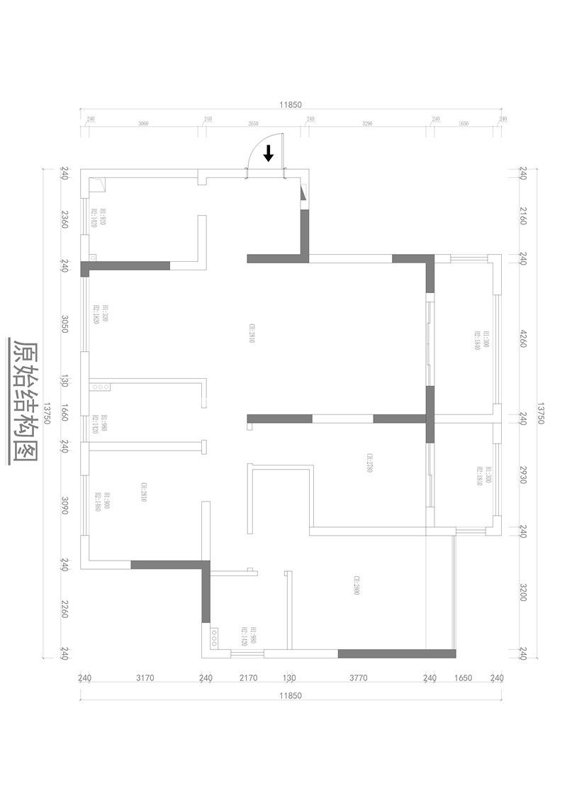 美式户型图装修效果图