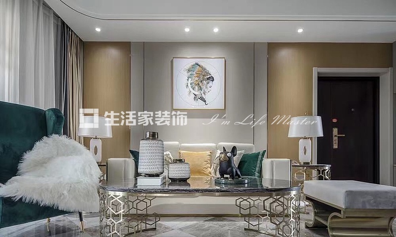 电视墙华府庄园 150平 轻奢简约