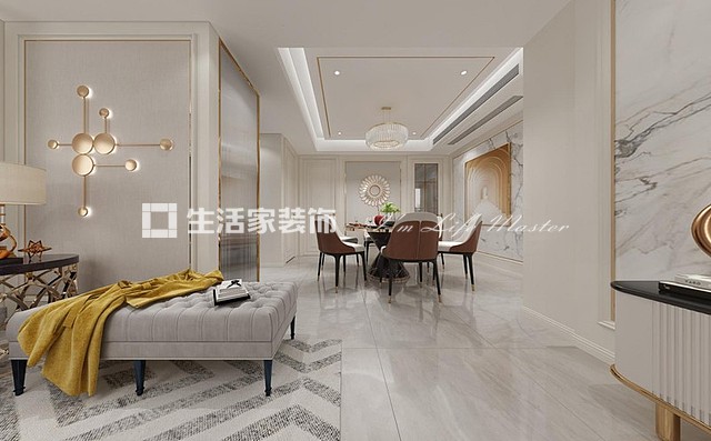 吊顶 福清中恒商都- 116m²- 现代简约风格