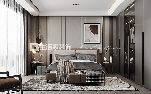 储物柜贵阳龙城府-190㎡-现代轻奢风格